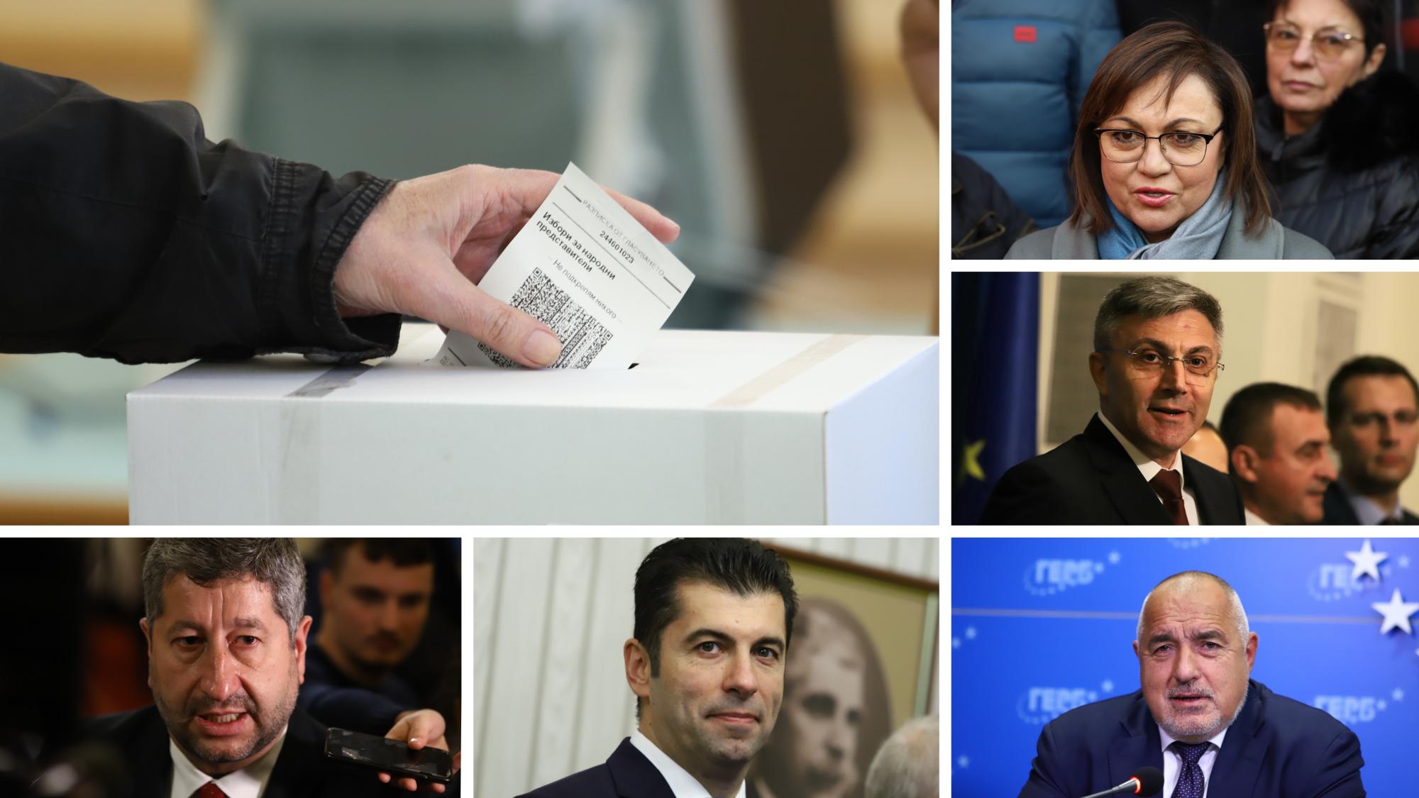 Избори 2023 колаж