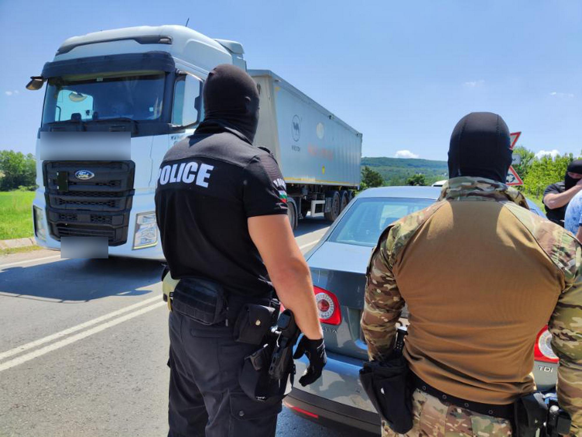 Трафиканти често се залавят и във вътрешността на страната